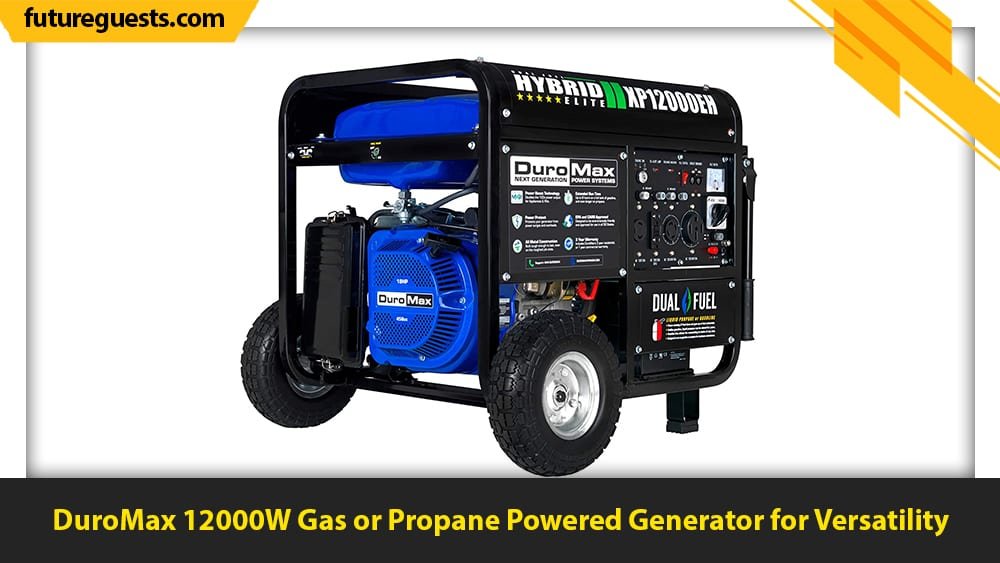 best generators for apartments DuroMax 12000W Gas or Propane Powered Generator