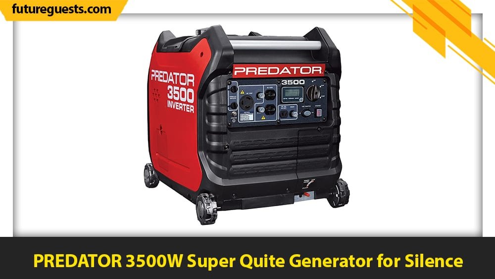 best generators for apartments PREDATOR 3500W Super Quite Generator
