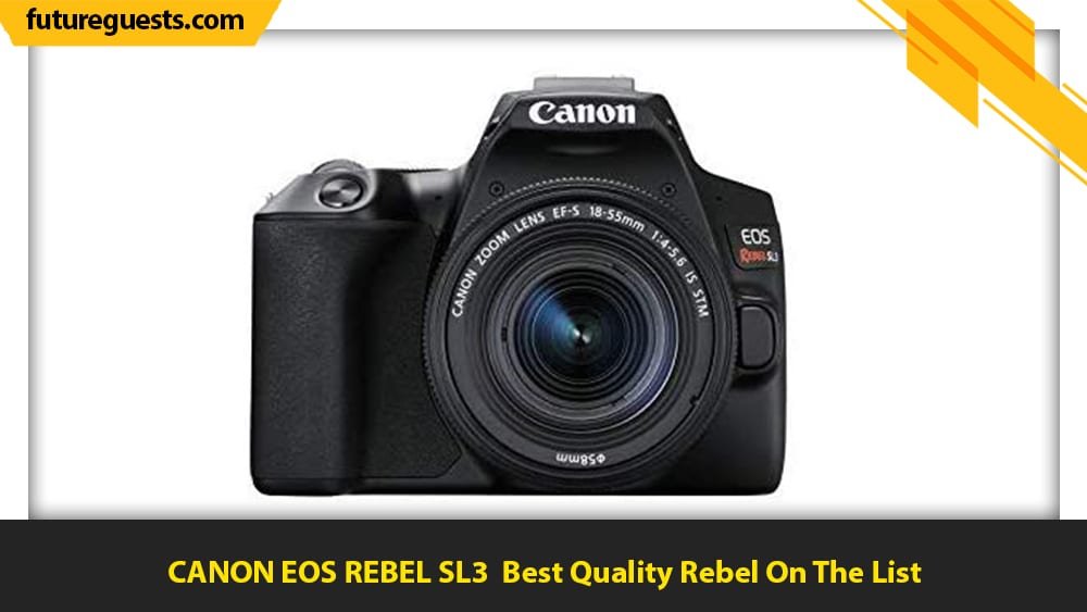 best car photography cameras CANON EOS REBEL SL3t