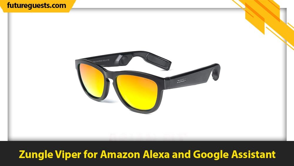 best bone conduction glasses Zungle Viper for Amazon Alexa and Google Assistant
