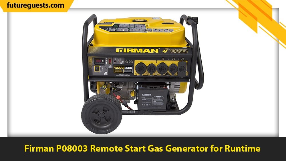 best 50 amp generator Firman P08003 Remote Start Gas Generator